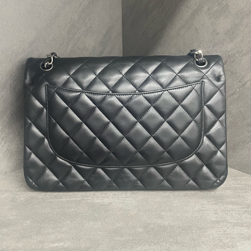 CHANEL Classic Flap JUMBO Lambskin Black-Golden