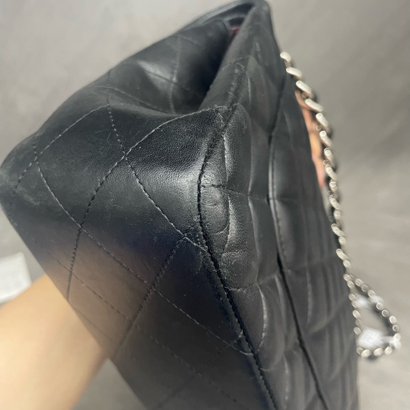 CHANEL Classic Flap JUMBO Lambskin Black-Golden
