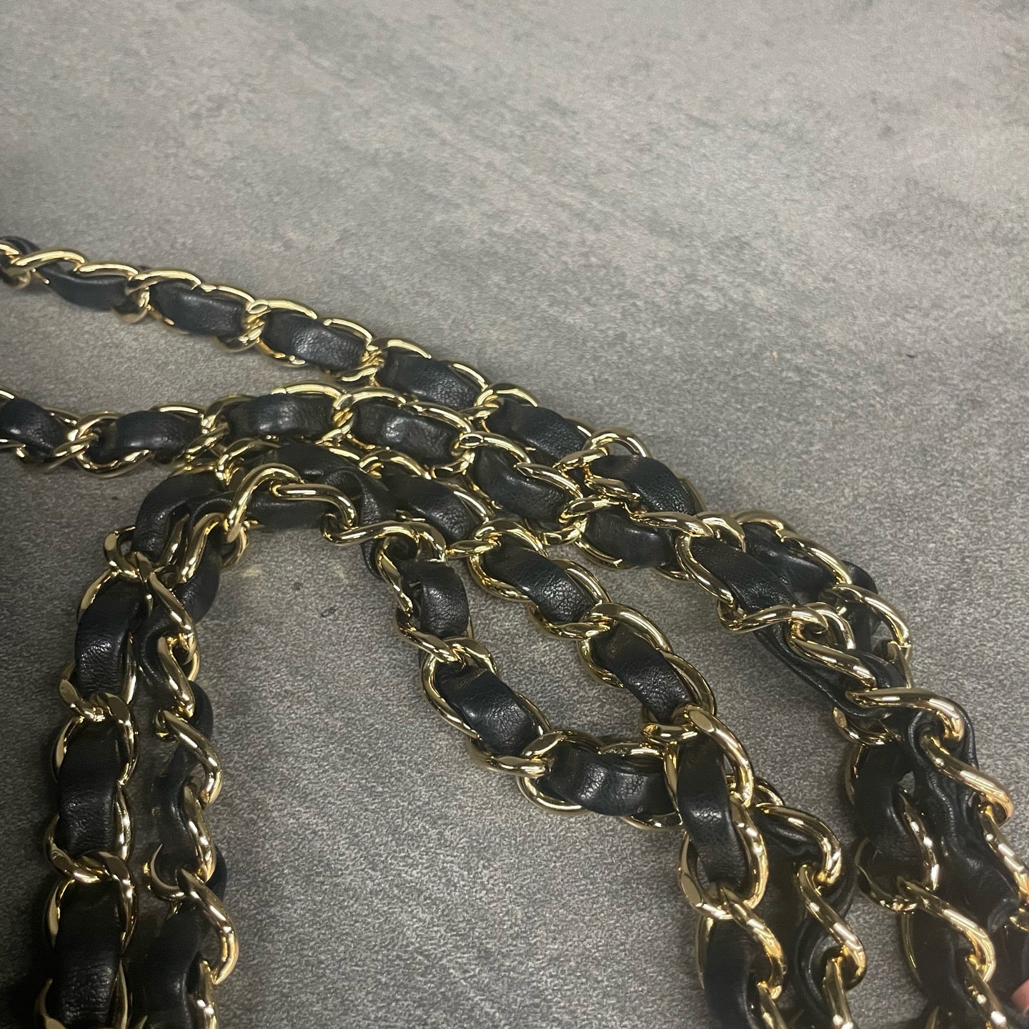 CHANEL Classic Flap Small size Sheepskin Black-Golden