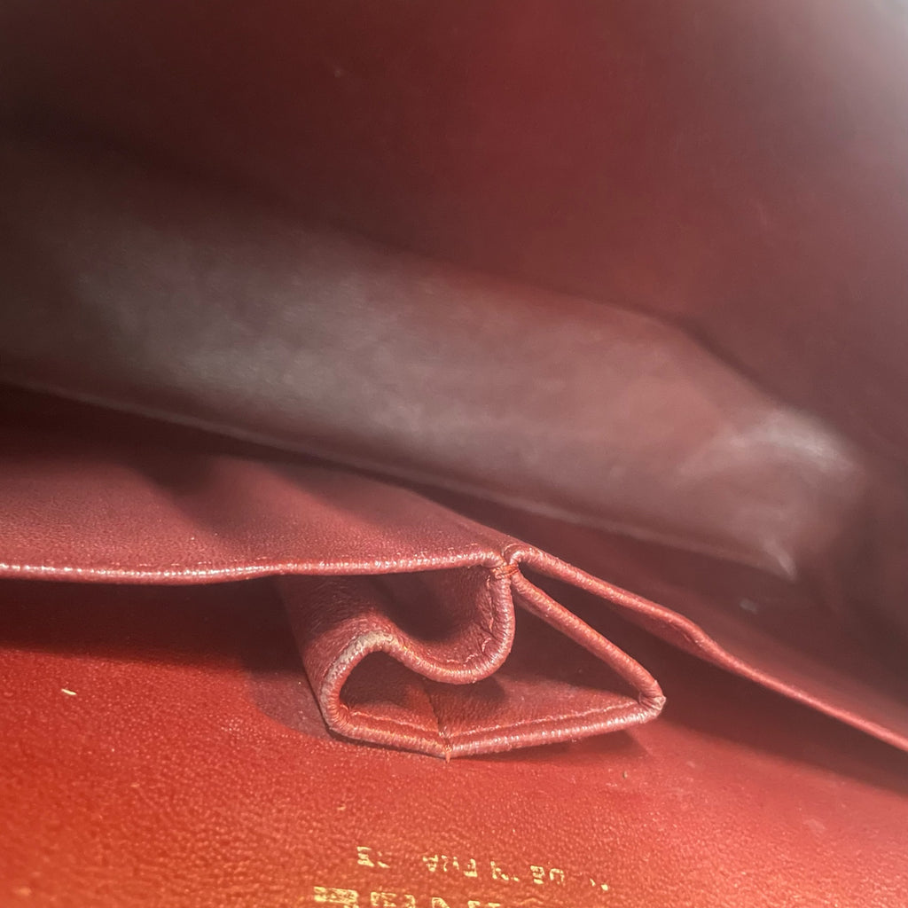 Chanel Classic Flap sheepskin middle size Red-Sliver