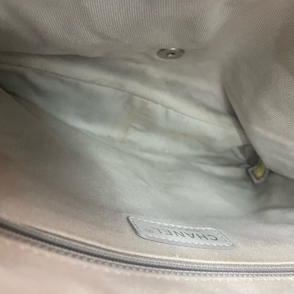 Chanel Classic Flap Puff shape Red-Sliver Airport bag