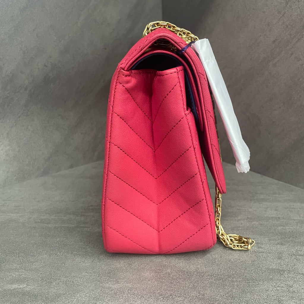 Chanel 2.55 cowhide Pink-Gold