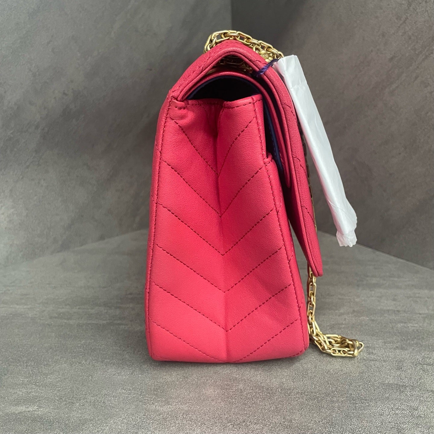 Chanel 2.55 cowhide Pink-Gold