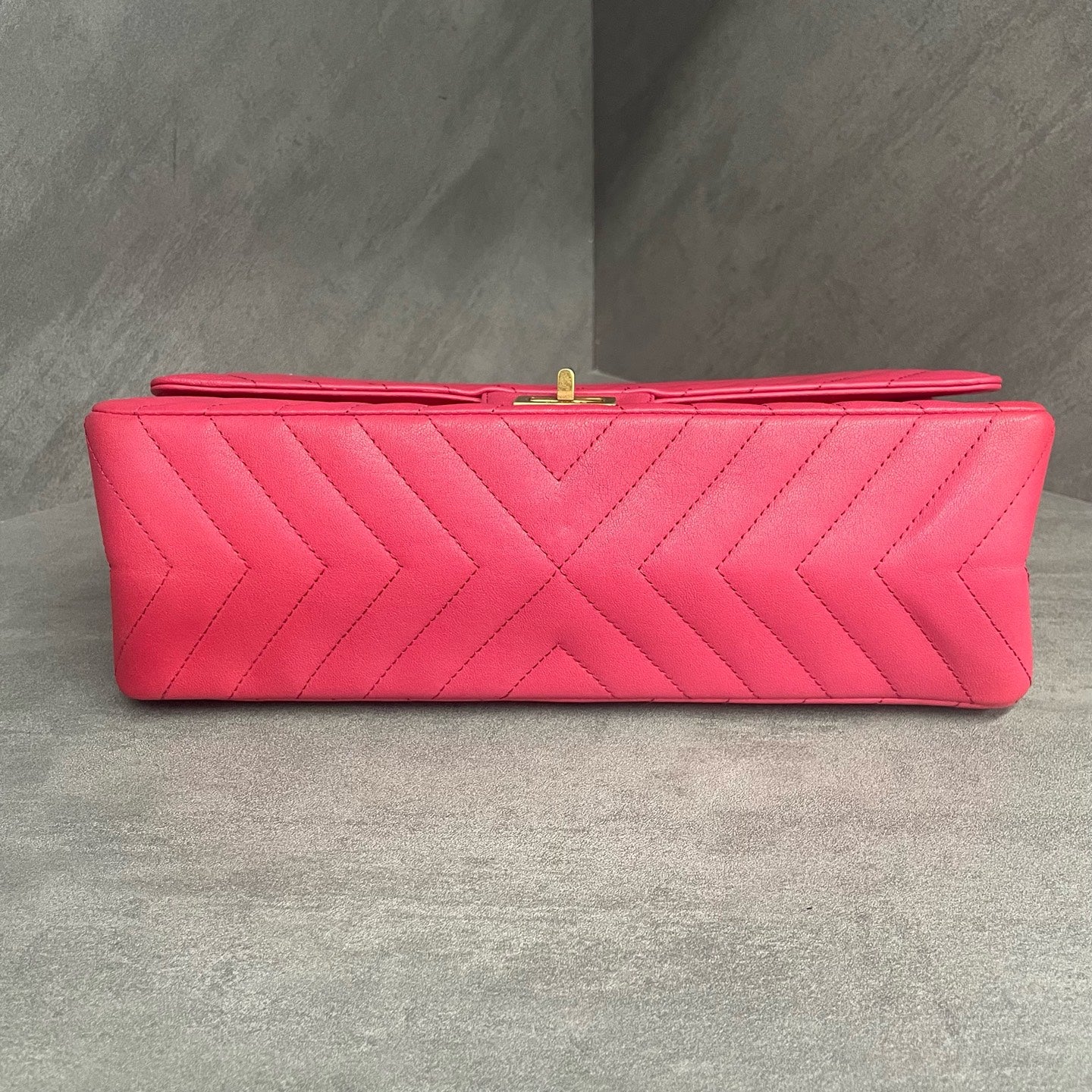 Chanel 2.55 cowhide Pink-Gold
