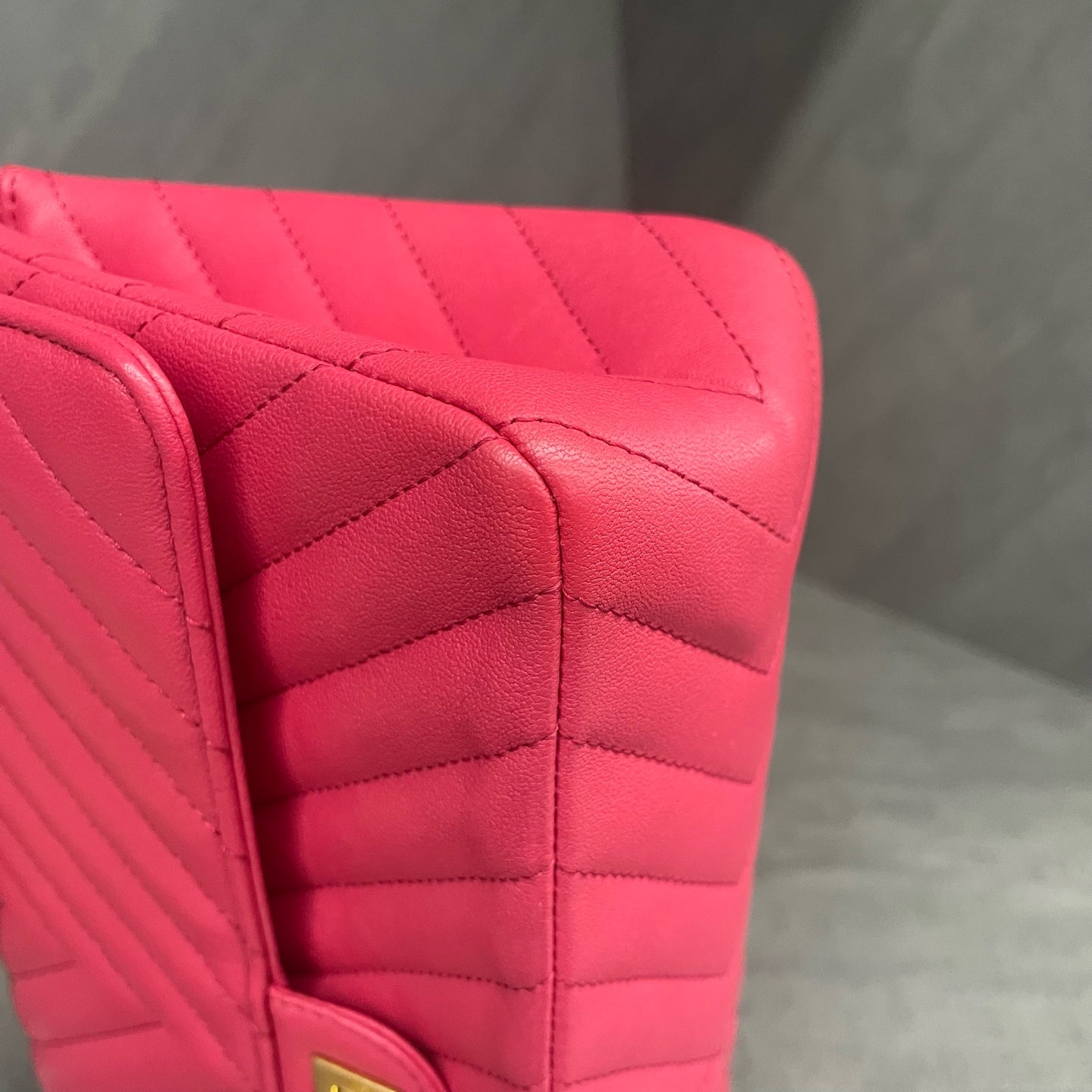 Chanel 2.55 cowhide Pink-Gold