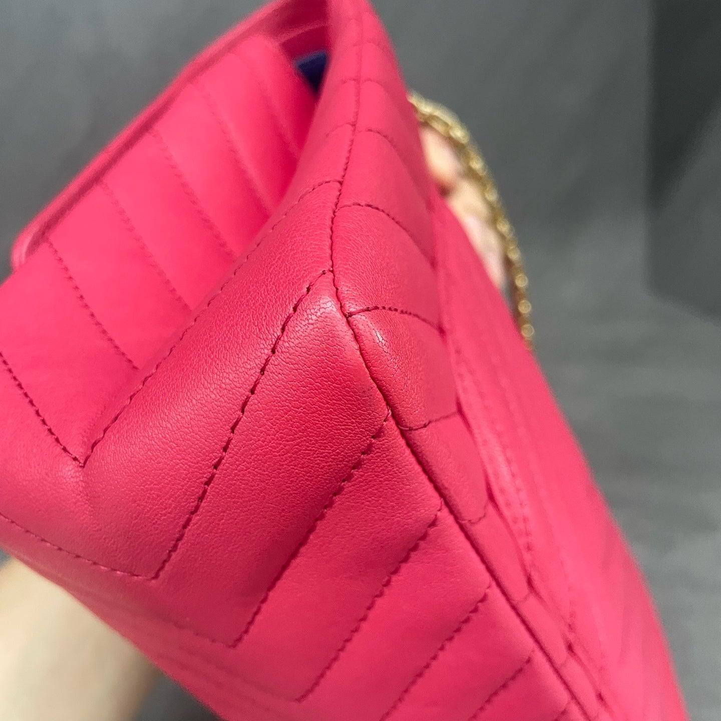 Chanel 2.55 cowhide Pink-Gold