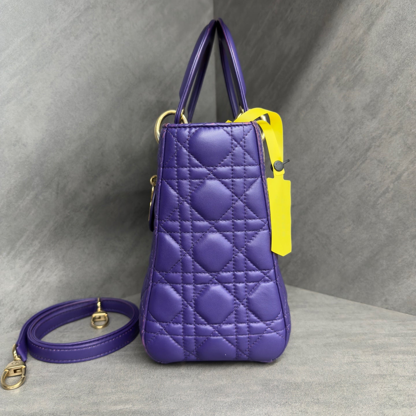 Dior lady dior middle size Purple