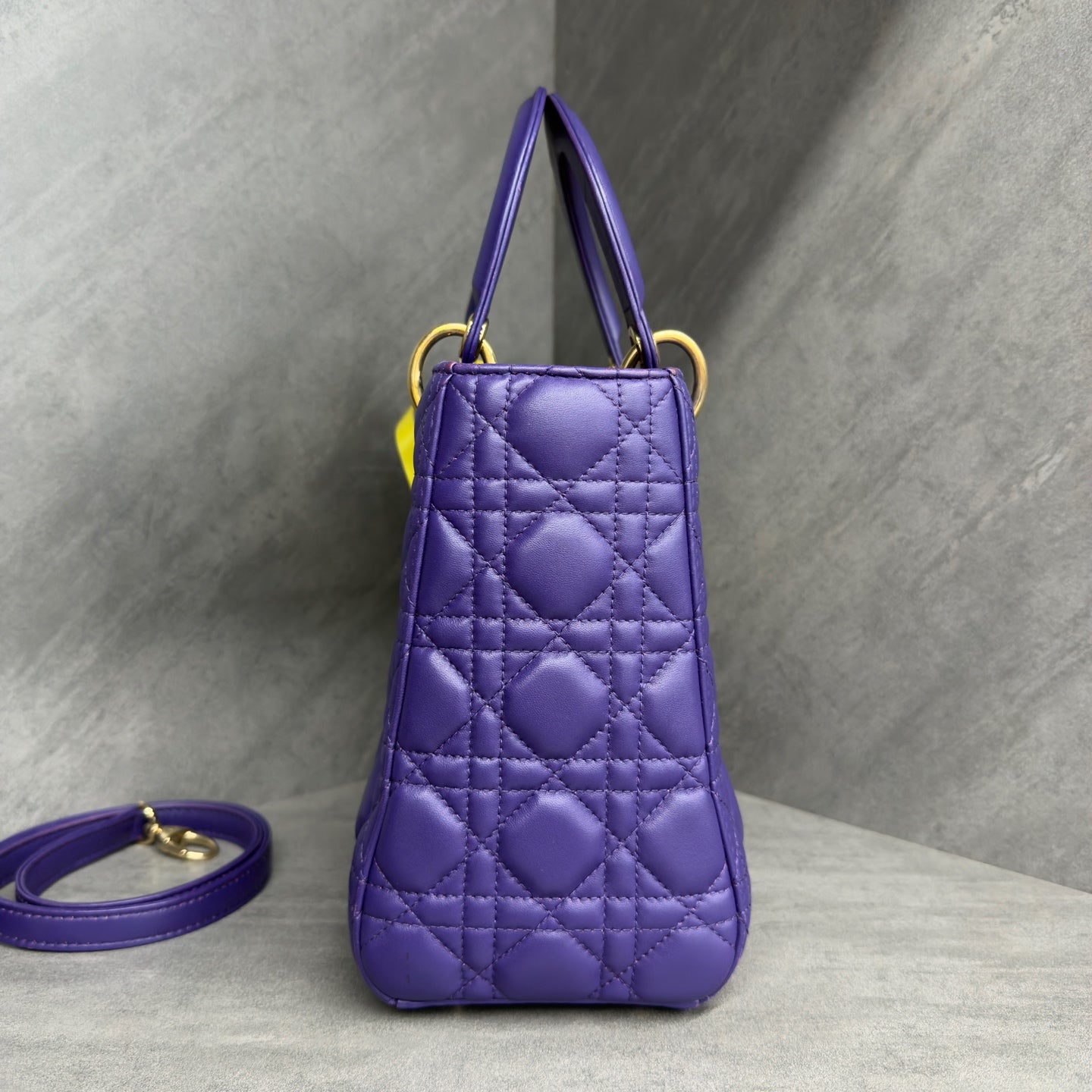 Dior lady dior middle size Purple