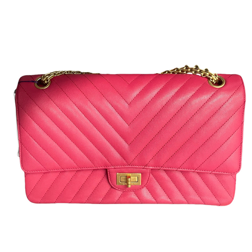 Chanel 2.55 cowhide Pink-Gold