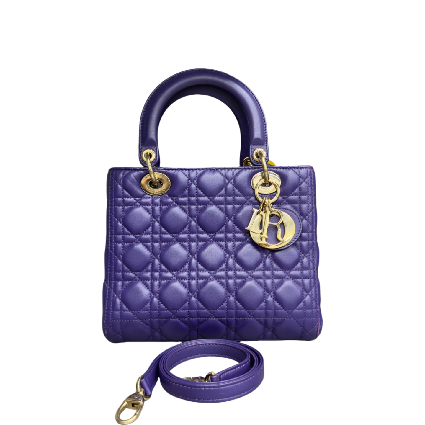 Dior lady dior middle size Purple