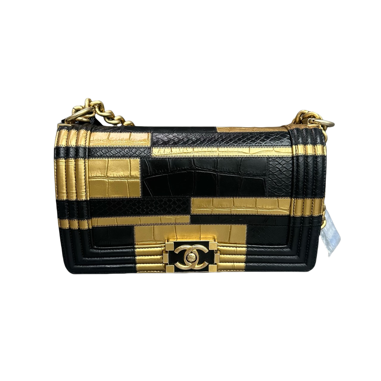 Chanel leboy Egypt series limited edition Middle size Black-Gold