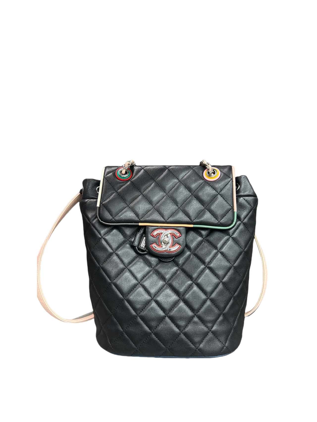 Chanel backpack Salzburg Three-color combination