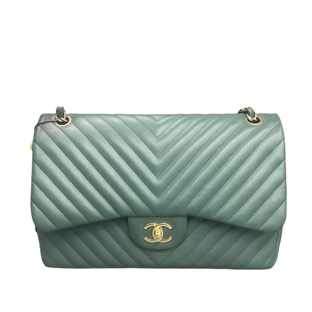 Chanel Classic Flap Jumbo “V” pattern
